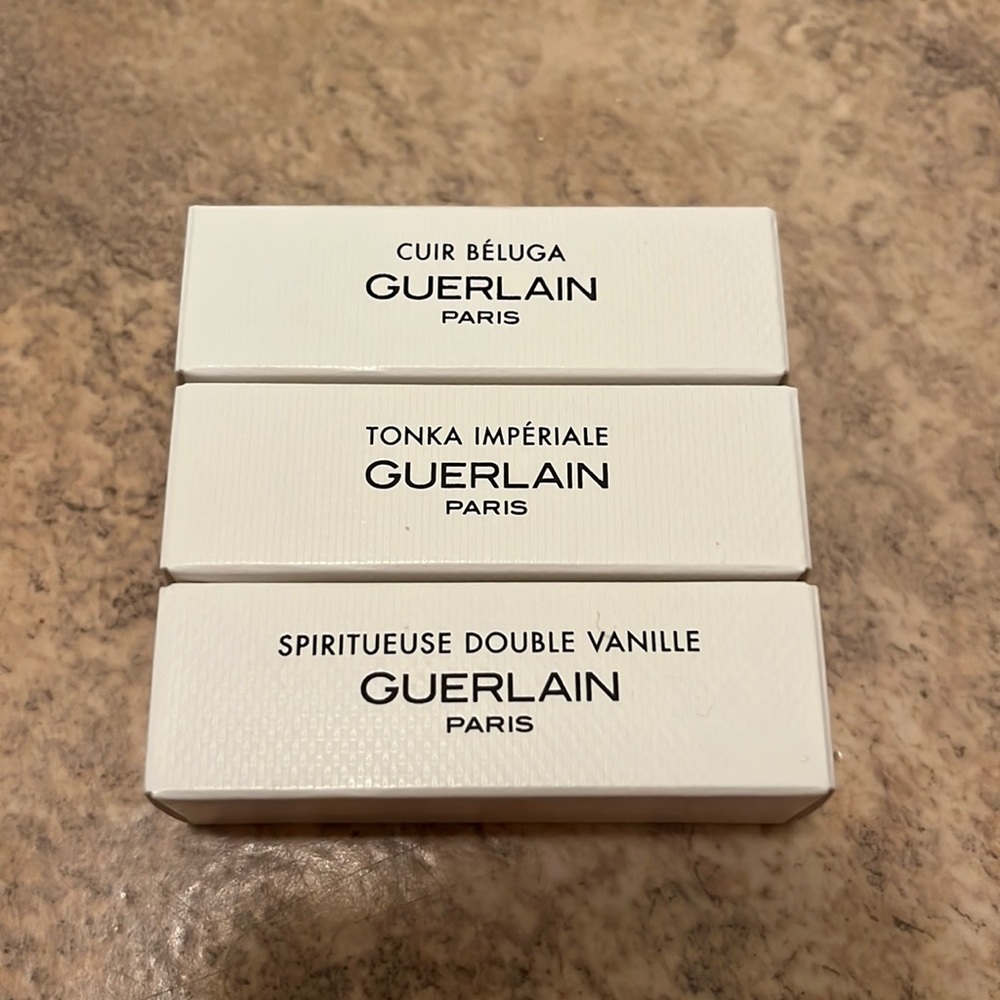 Guerlain 2ml sample set Double Vanille Cuir Beluga Tonka Imperiale